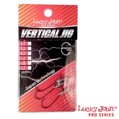 Джиг-Головки Lucky John Vertical Jig 02.2Г 3Шт. Джиг-Головки Lucky John Vertical Jig 02.2Г 3Шт.