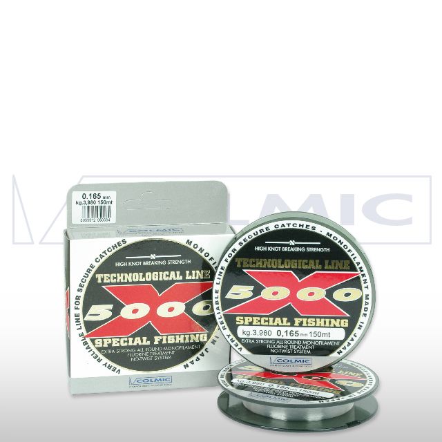 Леска COLMIC "X-5000" мт.150 - 0.145 - 2,85кг Леска COLMIC "X-5000" мт.150 - 0.145 - 2,85кг