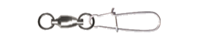 Карабины Cralusso  Ball bearing swivel with snap 6шт №2