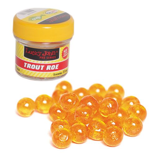 Насадки искусственные съедобные LJ Pro Series TROUT ROE икра 6.0мм 60шт. Насадки искусственные съедобные LJ Pro Series TROUT ROE икра 6.0мм 60шт.