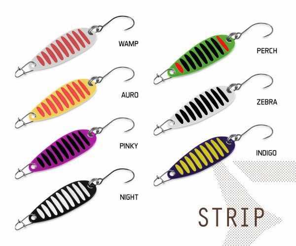 Блесна колеблющаяся Delphin STRIP Spoon / 2,0g - PINKY. Фото N3 Блесна колеблющаяся Delphin STRIP Spoon / 2,0g - PINKY. Фото N3