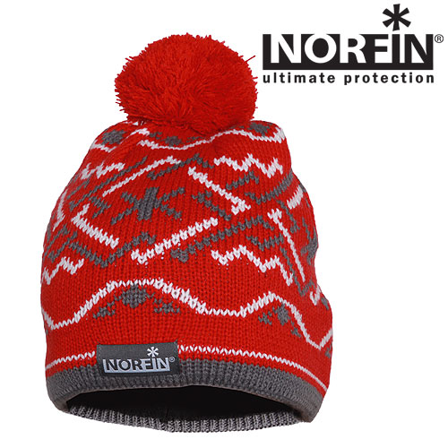 Шапка Norfin Women NORWAY RED р.L