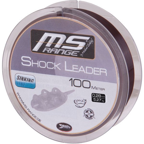 Шок-лидер MS RANGE Shockleader 0,25мм / 200м Шок-лидер MS RANGE Shockleader 0,25мм / 200м