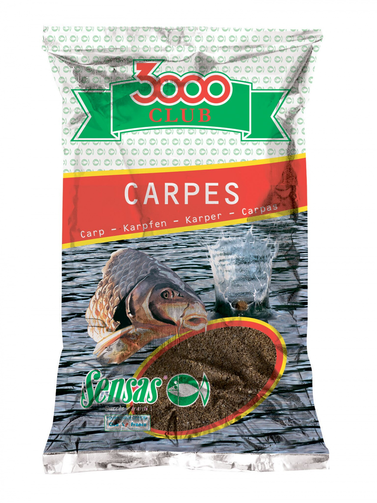 Прикормка Sensas 3000 Club CARP 1кг Прикормка Sensas 3000 Club CARP 1кг
