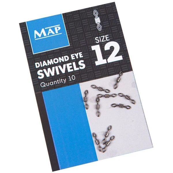 Вертлюг MAP Diamond Eye Swivel / 10шт.. Фото N2 Вертлюг MAP Diamond Eye Swivel / 10шт.. Фото N2