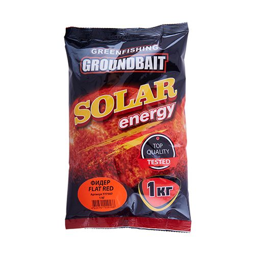 Прикормка GF Solar Energy Фидер Flat Red 1кг Прикормка GF Solar Energy Фидер Flat Red 1кг