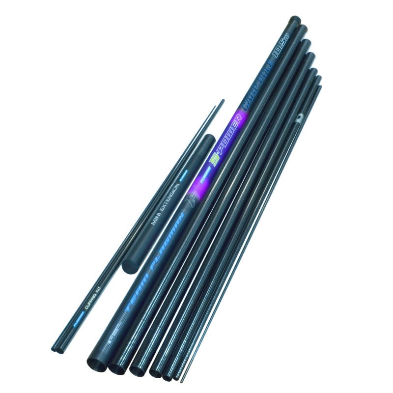 Штекер Flagman S-POWER POLE 10,5M + MINI EXT.+ CUPPING KIT. Фото N2 Штекер Flagman S-POWER POLE 10,5M + MINI EXT.+ CUPPING KIT. Фото N2