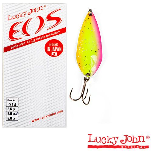 Блесна колеблющаяся Lucky John EOS 44мм 8гр цв.018 Блесна колеблющаяся Lucky John EOS 44мм 8гр цв.018