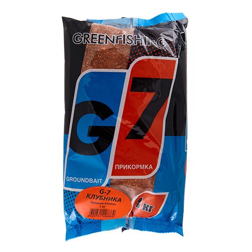 Прикормка GF G-7 КЛУБНИКА 1кг Прикормка GF G-7 КЛУБНИКА 1кг