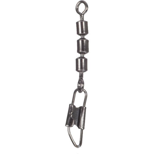 Вертлюг тройной с карабином IRON TROUT 3 Time Swivel - 6шт №14