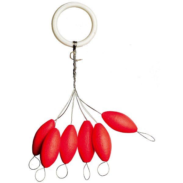 Овал плавающий IRON TROUT Light Pilot -  Oval / 7x15mm - Red / 6шт.