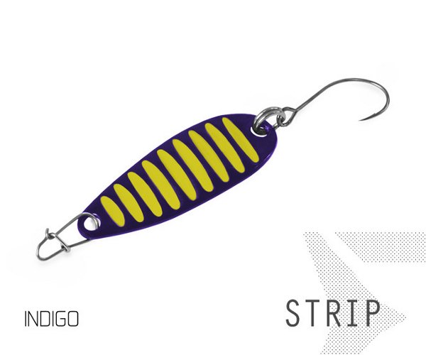 Блесна колеблющаяся Delphin STRIP Spoon / 2,0g - INDIGO Блесна колеблющаяся Delphin STRIP Spoon / 2,0g - INDIGO