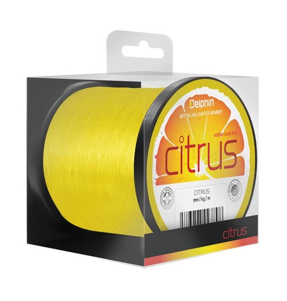 Леска карповая Delphin CITRUS Yellow / 1200m - 0.25mm - 11lb(4.9kg) Леска карповая Delphin CITRUS Yellow / 1200m - 0.25mm - 11lb(4.9kg)