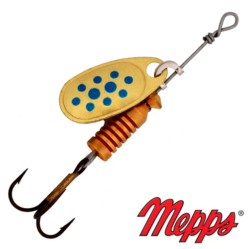 Блесна Mepps COMET DECOREE OR points bleus № 00 1,5гр. Блесна Mepps COMET DECOREE OR points bleus № 00 1,5гр.