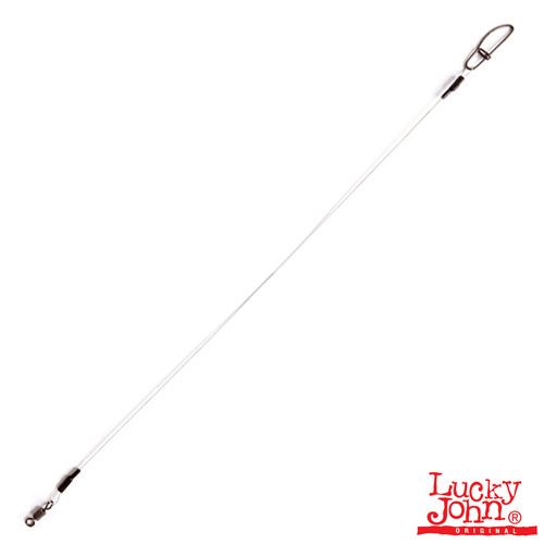 Поводки LJ Pro Series флюорокарбон оснащ. вертл. и застеж. 34кг 25см 2шт.