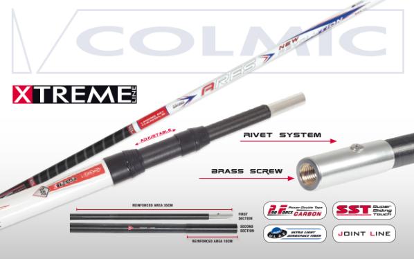 Ручка подсачека COLMIC ARES 4.00mt (телескоп) Ручка подсачека COLMIC ARES 4.00mt (телескоп)