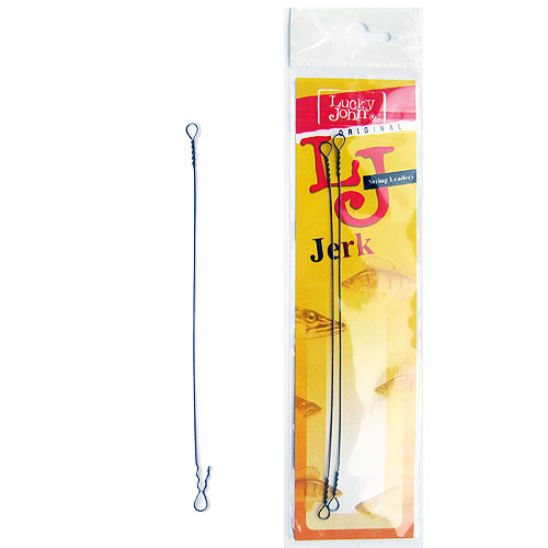 Поводки струна Lucky John STRING JERK 45кг 18см 2шт. Поводки струна Lucky John STRING JERK 45кг 18см 2шт.