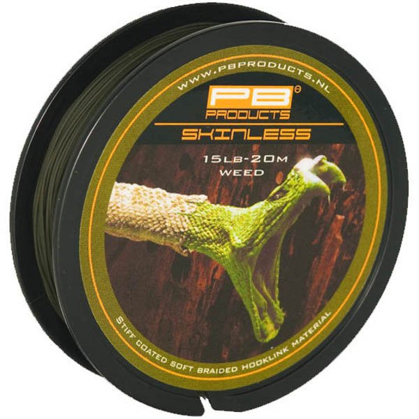 Поводковый материал в оболочке PB PRODUCTSSKINLESS / 15lb / 20m - Weed Поводковый материал в оболочке PB PRODUCTSSKINLESS / 15lb / 20m - Weed