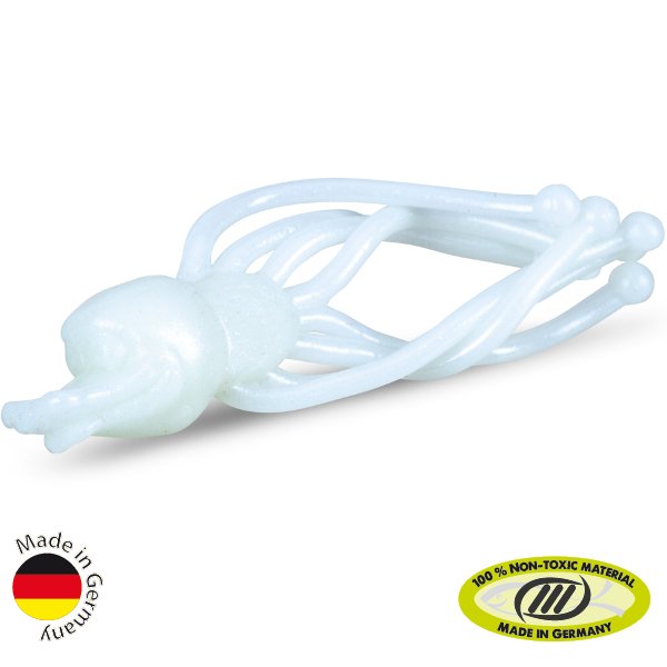 Силиконовые приманки IRON TROUT DUCK FRINGE 3см цв. Shine'a White - 8шт. Силиконовые приманки IRON TROUT DUCK FRINGE 3см цв. Shine'a White - 8шт.