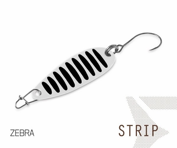 Блесна колеблющаяся Delphin STRIP Spoon / 2,0g - ZEBRA Блесна колеблющаяся Delphin STRIP Spoon / 2,0g - ZEBRA