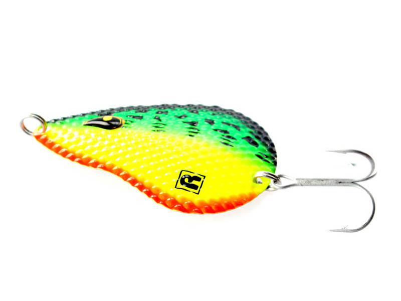 Блесна колеблющаяся ROZEMEIJER DR. SPOON - 8cm / 14g - Fire Tiger Блесна колеблющаяся ROZEMEIJER DR. SPOON - 8cm / 14g - Fire Tiger