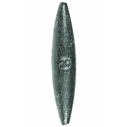 Грузило свинцовое Salmo ОЛИВКА удл. скольз 3 гр