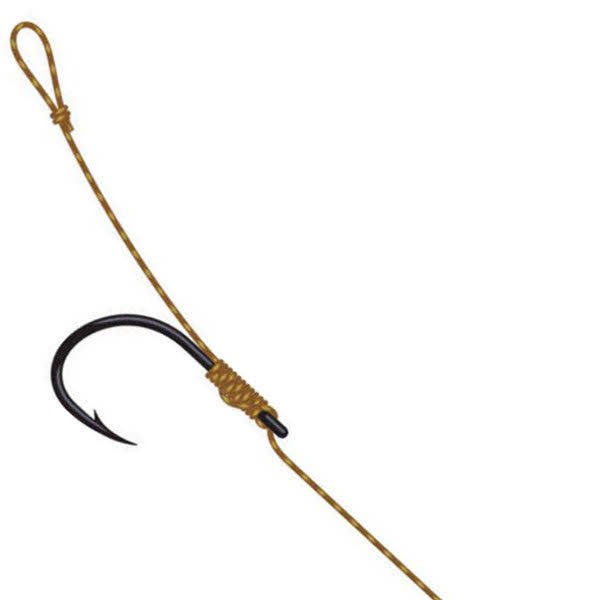 Карповый поводок DAM® TACTIX Classic Rig - №2 / 20cm / 25lb - 2шт..