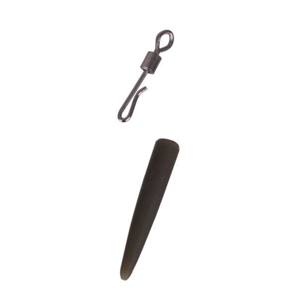 Вертлюг с застежкой + конус MS RANGE Quick Swivel / 5+5 шт. №10