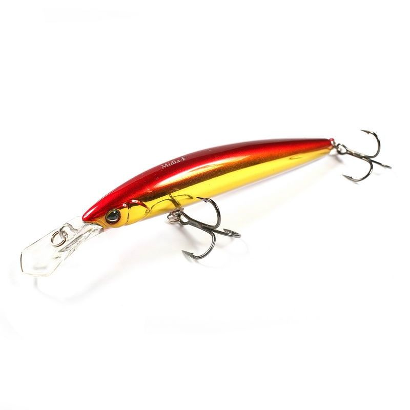 Воблер Jackall Timon Midia 88F цв. haku red & gold Воблер Jackall Timon Midia 88F цв. haku red & gold