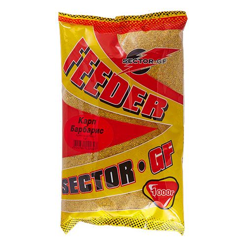 Прикормка GF Sector ФИДЕР КАРП Барбарис 1кг Прикормка GF Sector ФИДЕР КАРП Барбарис 1кг