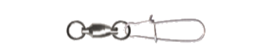 Карабины Cralusso  Ball bearing swivel with snap 6шт №4