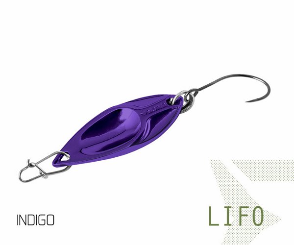 Блесна колеблющаяся Delphin LIFO Spoon / 2,5g - INDIGO Блесна колеблющаяся Delphin LIFO Spoon / 2,5g - INDIGO