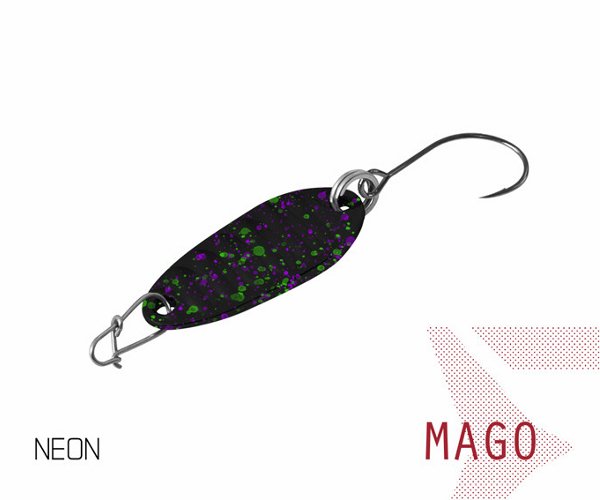 Блесна колеблющаяся Delphin MAGO Spoon / 2,0g - NEON Блесна колеблющаяся Delphin MAGO Spoon / 2,0g - NEON