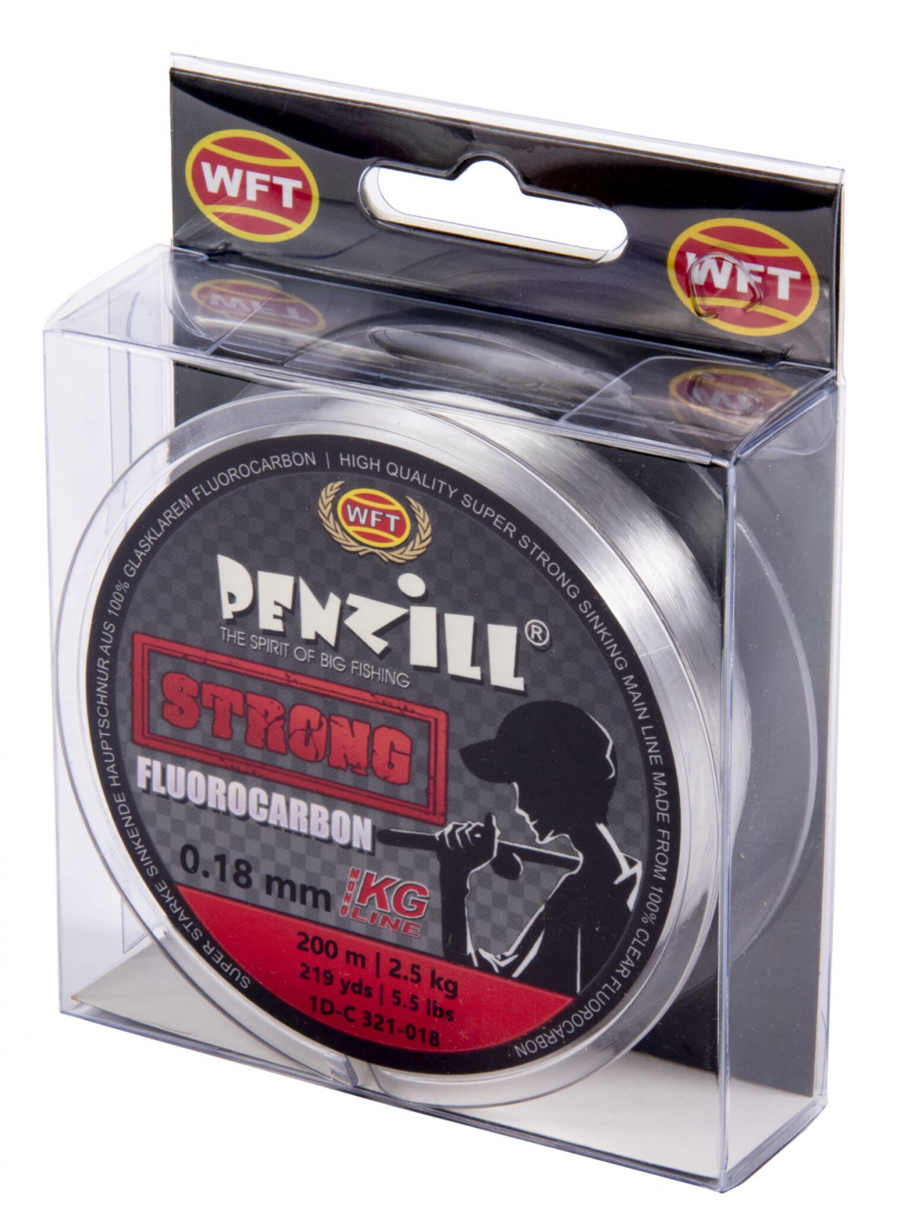 Леска монофильная WFT Penzill FLUOROCARBON Strong 200/018 Леска монофильная WFT Penzill FLUOROCARBON Strong 200/018