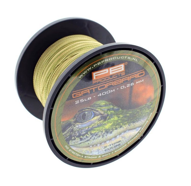 Леска плетеная PB Products GATOR BRAID / 400m 0.26mm / 11,3kg (25lb) / 400m - 2 Tone Леска плетеная PB Products GATOR BRAID / 400m 0.26mm / 11,3kg (25lb) / 400m - 2 Tone