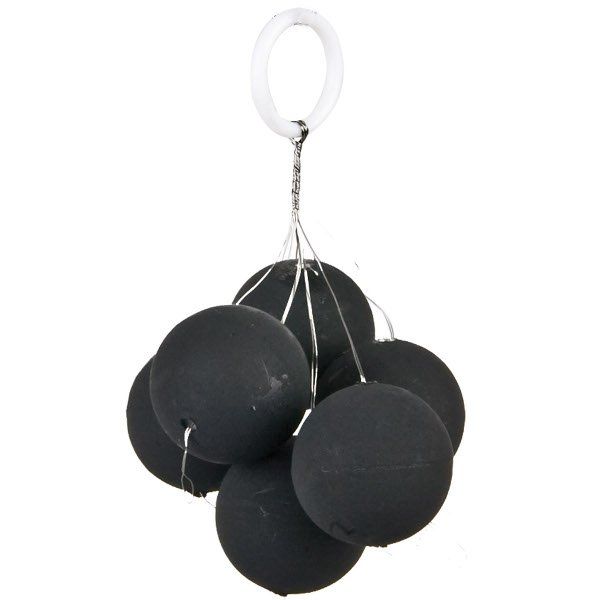 Шарик плавающий IRON TROUT Light Pilot - Round / Black / 10mm 6шт.