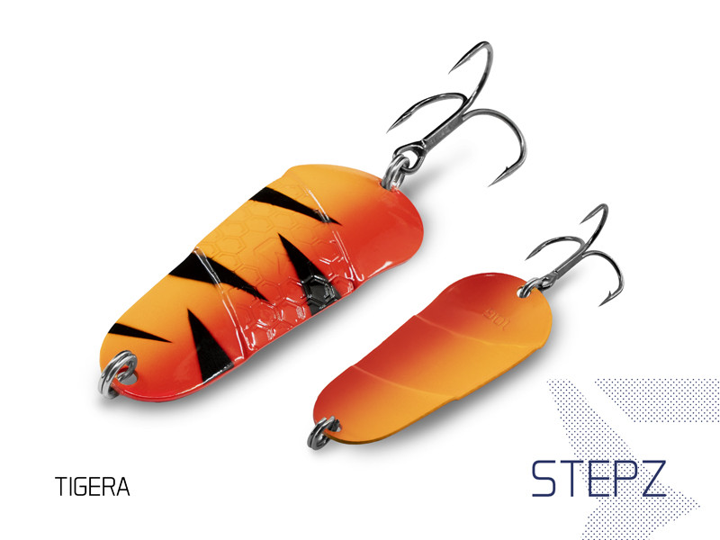 Блесна колеблющаяся DELPHIN STEPZ StripSCALE Hook №2 / 7cm / 10g - TIGERA Блесна колеблющаяся DELPHIN STEPZ StripSCALE Hook №2 / 7cm / 10g - TIGERA