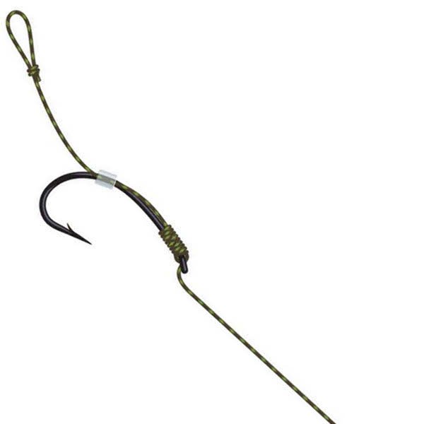 Карповый поводок DAM® TACTIX Anti-Snag Rig - №6 / 16cm / 25lb - 2шт..