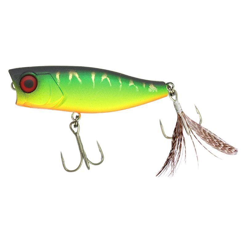 Поппер JACKALL Chubby Popper 42мм 3,2гр цв. mat tiger Поппер JACKALL Chubby Popper 42мм 3,2гр цв. mat tiger