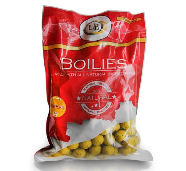 Бойлы прикормочные ULTRABAITS (АНАНАС) 20мм, 1 кг.