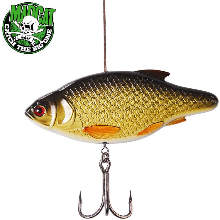 Воблер вертикальный MADCAT® INLINE RATTLER / 110g - RUDD Воблер вертикальный MADCAT® INLINE RATTLER / 110g - RUDD