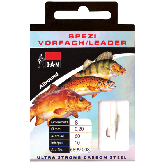 Поводок DAM SPEZI ALLROUND Rig 60cm / 10pcs Поводок DAM SPEZI ALLROUND Rig 60cm / 10pcs