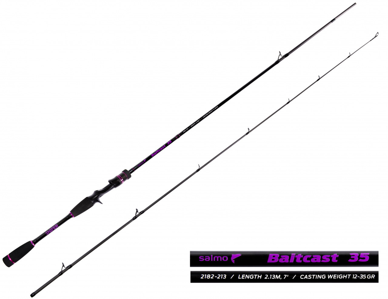 Спиннинг кастинговый Salmo Sniper BAITCAST 35 2.13 Спиннинг кастинговый Salmo Sniper BAITCAST 35 2.13