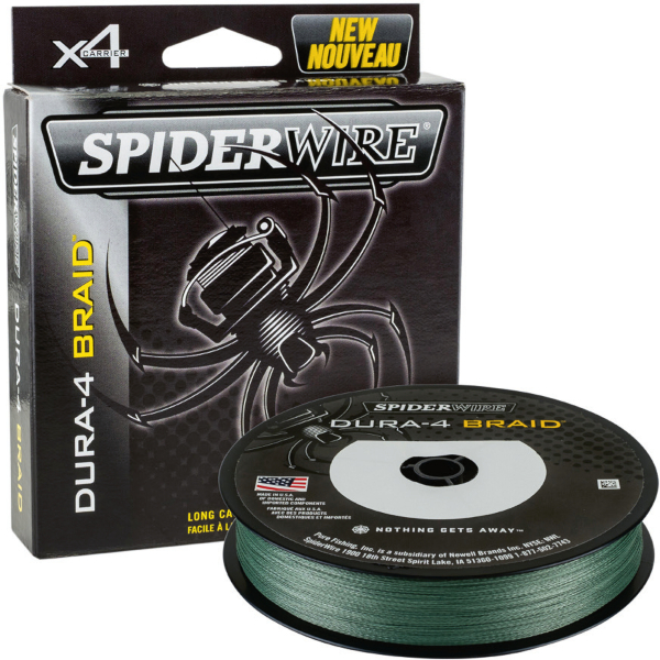 Леска плетеная SPIDER WIRE® STEALTH® DURA X4 PE BRAID - 0.20mm / 300m / 17.0kg - MOSS GREEN Леска плетеная SPIDER WIRE® STEALTH® DURA X4 PE BRAID - 0.20mm / 300m / 17.0kg - MOSS GREEN