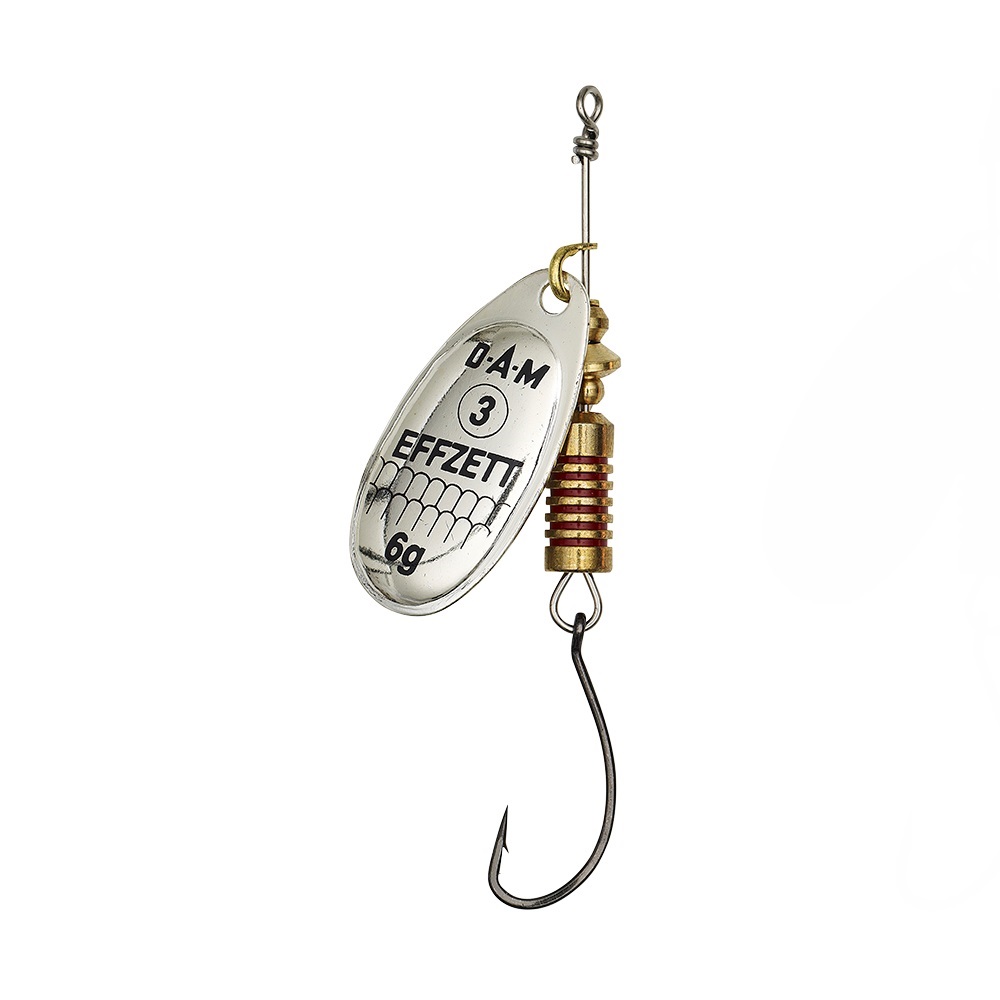 Блесна вращающаяся DAM SINGLE HOOK SPINNER - Silver №2 / 4g Блесна вращающаяся DAM SINGLE HOOK SPINNER - Silver №2 / 4g