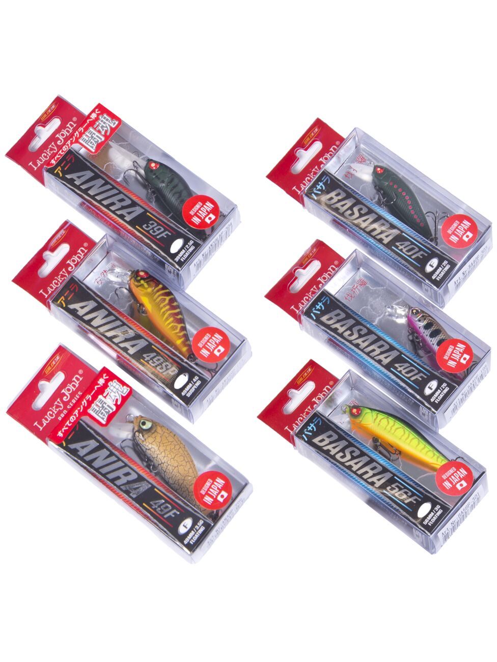 Воблеры LJ Pro Series 03 SET 6шт. набор Воблеры LJ Pro Series 03 SET 6шт. набор