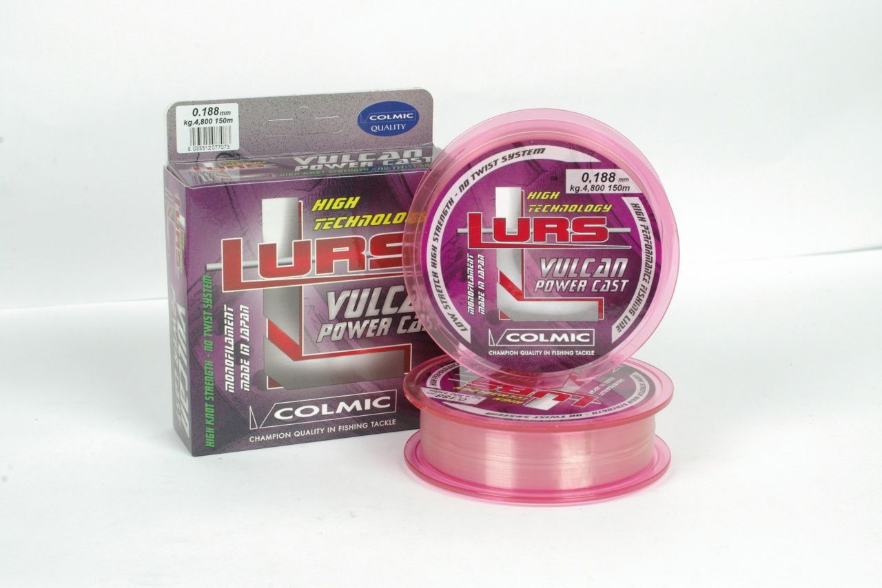 Леска COLMIC LURS VULCAN 150м -0,126-1,95кг Леска COLMIC LURS VULCAN 150м -0,126-1,95кг