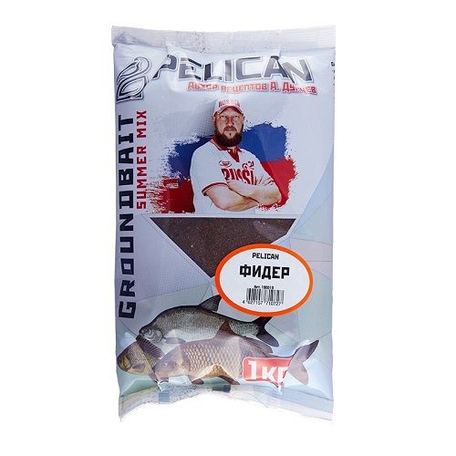 Прикормка PELICAN Фидер 1 кг. Прикормка PELICAN Фидер 1 кг.