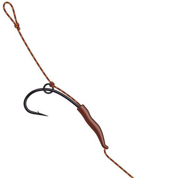 Карповый поводок DAM® TACTIX Blow-Out Rig -  №8 / 15cm / 20lb - 2шт..