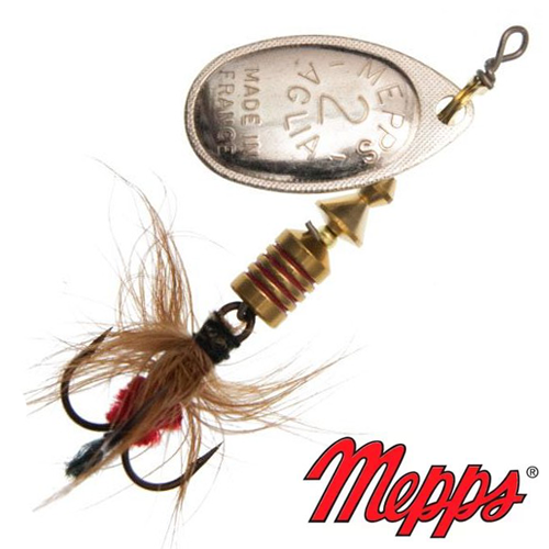 Блесна вращающаяся Mepps Aglia Mouche 2 #AG/RG 4.5gr Серебро/Красный Блесна вращающаяся Mepps Aglia Mouche 2 #AG/RG 4.5gr Серебро/Красный